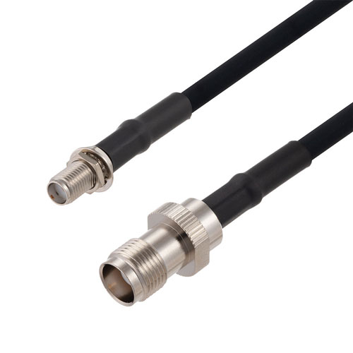 SMA Female Bulkhead to TNC Female Cable in 100 CM Length Using RG223 Coax FMCA2751-100CM
