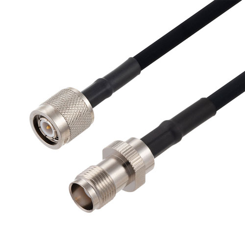 TNC Male to TNC Female Cable in 36 Inch Length Using RG223 Coax FMCA2758-36