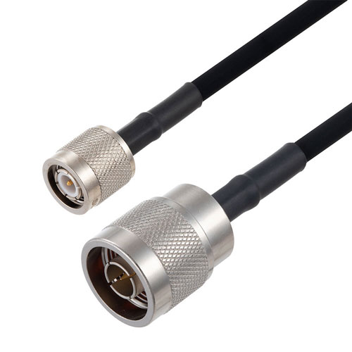 N Male to TNC Male Cable in 36 Inch Length Using RG223 Coax FMCA2760-36