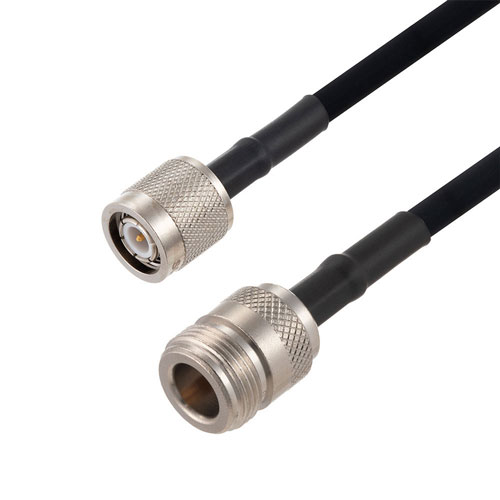 N Female to TNC Male Cable RG223 Coax in 2 Inch FMCA2762-24