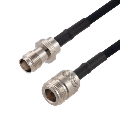 N Female to TNC Female Cable in 100 CM Length Using RG223 Coax FMCA2774-100CM