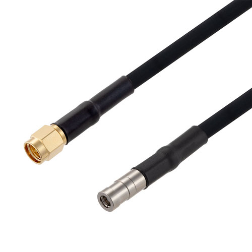 SMA Male to SMB Plug Cable in 24 Inch Length Using RG223 Coax FMCA2784-24