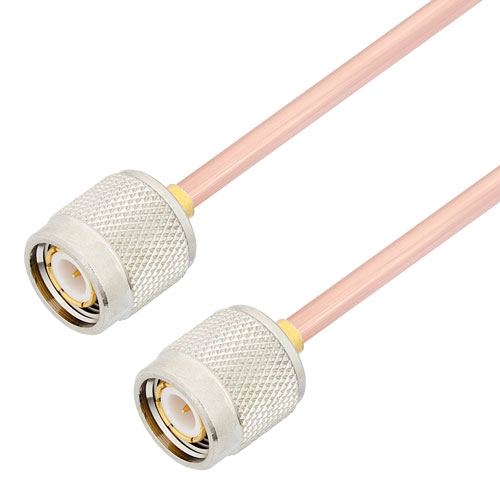 TNC Male to TNC Male Cable RG402 Type .141 Coax in 36 Inch FMCA2790-36