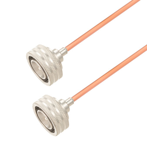 Push-On 4.3-10 Male to Push-On 4.3-10 Male Cable RG402 Type .141 Coax in 12 Inch FMCA2800-12