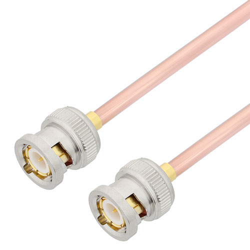 BNC Male to BNC Male Cable RG402 Type .141 Coax in 36 Inch FMCA2803-36