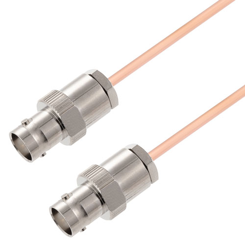 BNC Female to BNC Female Cable RG402 Type .141 Coax in 60 Inch FMCA2806-60