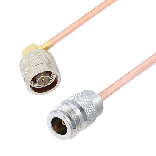 RA N Male to N Female Cable RG402 Type .141 Coax in 200 CM FMCA2813-200CM
