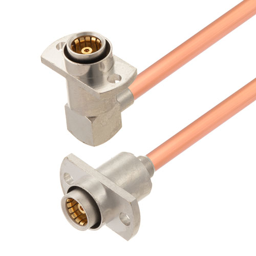 Slide-On BMA Jack 2 Hole Flange to RA Slide-On BMA Jack 2 Hole Flange Cable RG402 Type .141 Coax in 100 CM FMCA2826-100CM