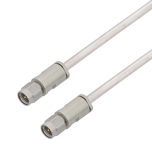 3.5mm Male to 3.5mm Male Cable Tinned Aluminum RG402 Type .141 Coax in 24 Inch FMCA2831-24