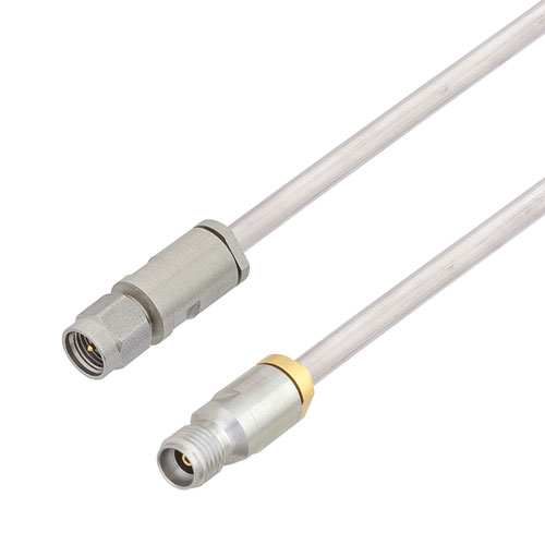 3.5mm Male to 3.5mm Female Cable Tinned Aluminum RG402 Type .141 Coax in 60 Inch FMCA2832-60