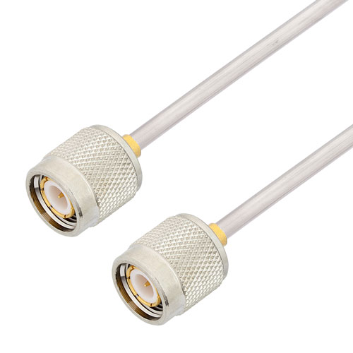 TNC Male to TNC Male Cable Tinned Aluminum RG402 Type .141 Coax in 36 Inch FMCA2835-36