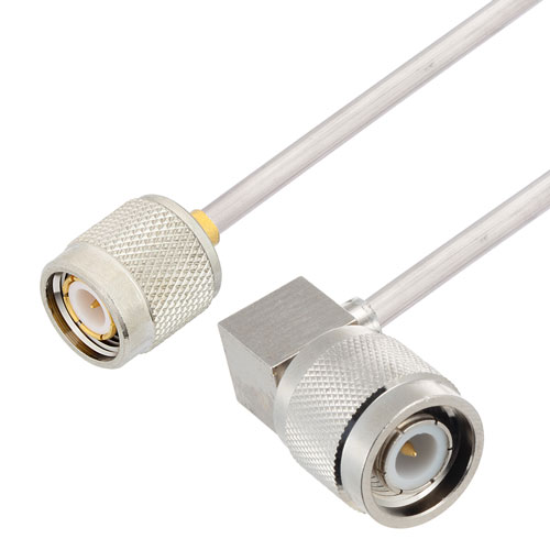 RA TNC Male to TNC Male Cable Tinned Aluminum RG402 Type .141 Coax in 200 CM FMCA2836-200CM