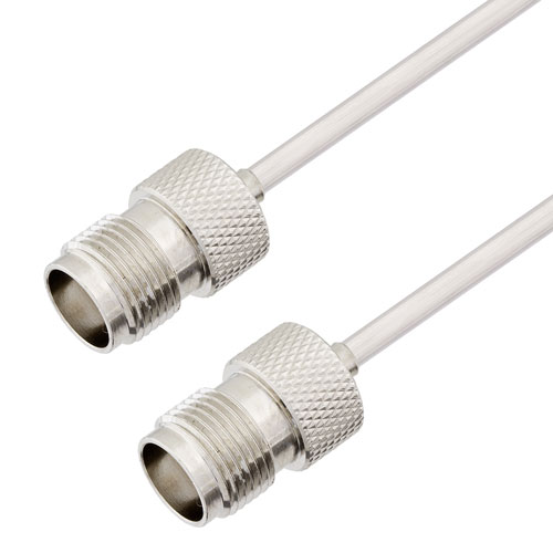 TNC Female to TNC Female Cable Tinned Aluminum RG402 Type .141 Coax in 60 Inch FMCA2842-60