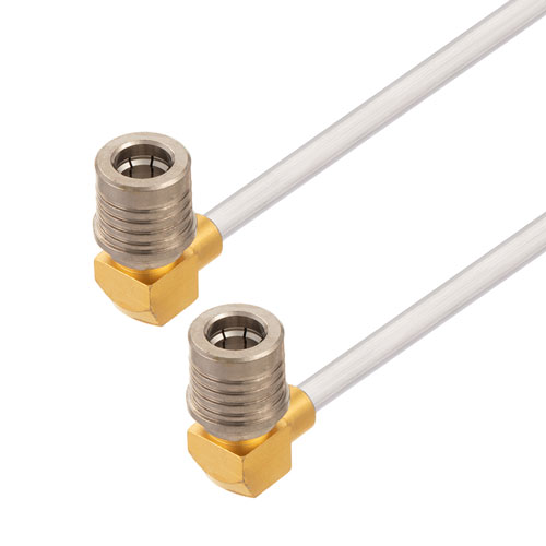 RA QMA Male to RA QMA Male Cable Tinned Aluminum RG402 Type .141 Coax in 50 CM FMCA2843-50CM