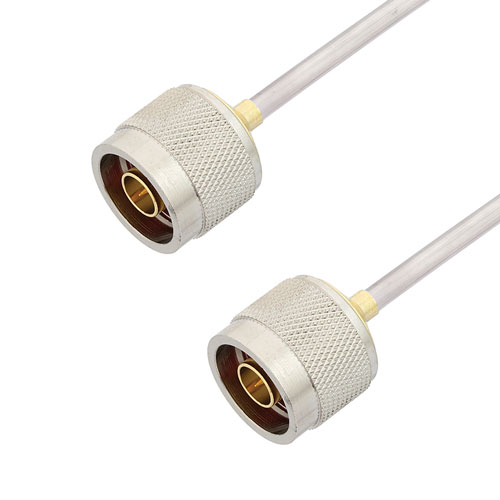 N Male to N Male Cable Tinned Aluminum RG402 Type .141 Coax in 36 Inch FMCA2852-36