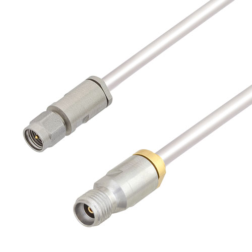 3.5mm Male to 3.5mm Female Cable Tinned Copper RG402 Type .141 Coax in 24 Inch FMCA2876-24
