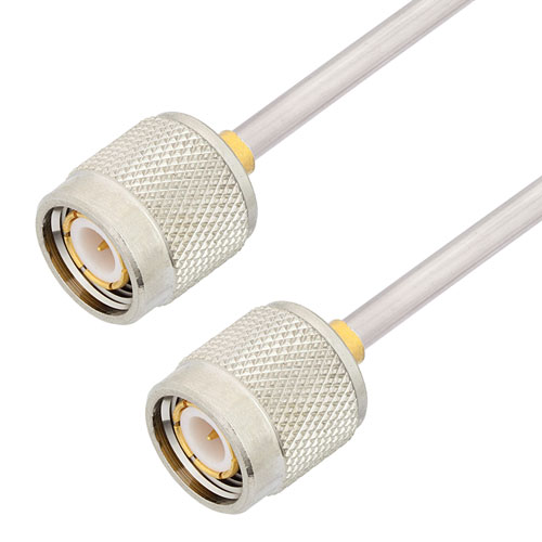 TNC Male to TNC Male Cable Tinned Copper RG402 Type .141 Coax in 36 Inch FMCA2879-36