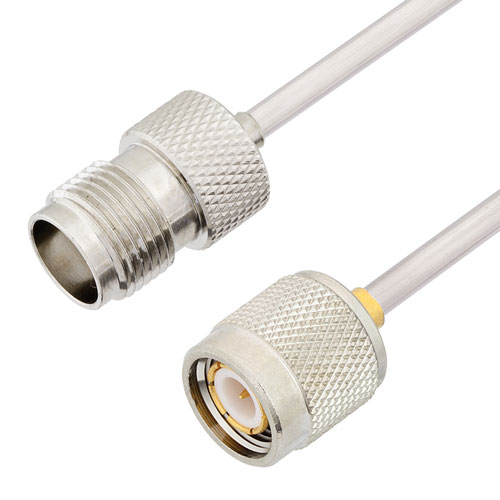 TNC Male to TNC Female Cable Tinned Copper RG402 Type .141 Coax in 36 Inch FMCA2881-36