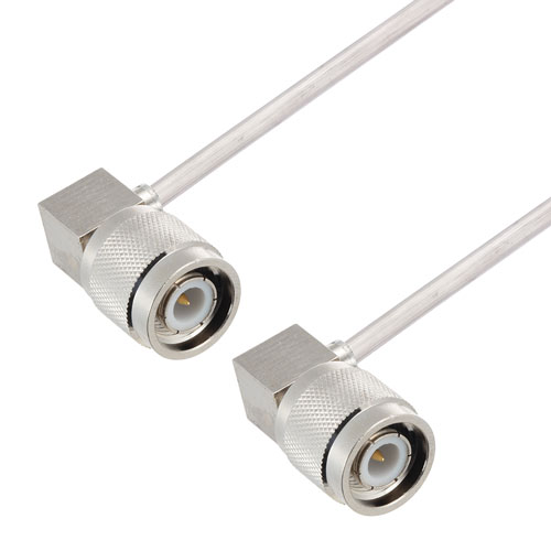 RA TNC Male to RA TNC Male Cable Tinned Copper RG402 Type .141 Coax in 200 CM FMCA2883-200CM