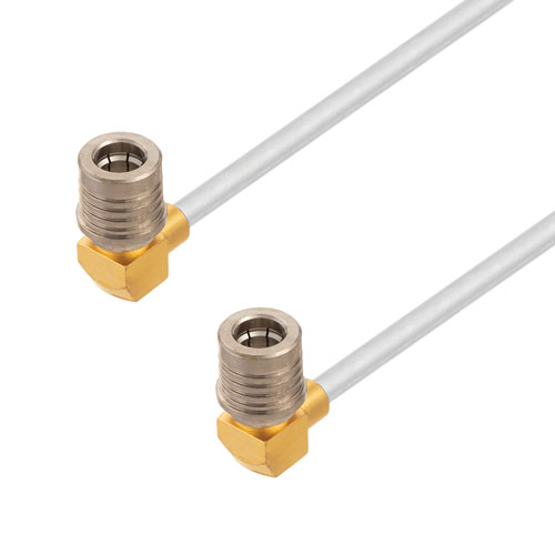 RA QMA Male to RA QMA Male Cable Tinned Copper RG402 Type .141 Coax in 100 CM FMCA2887-100CM