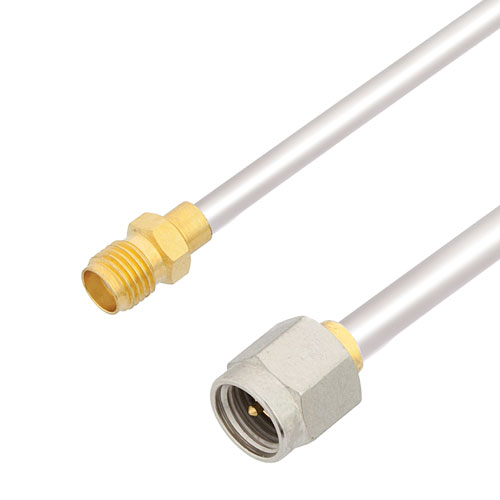 SMA Male to SMA Female Cable Tinned Copper RG402 Type .141 Coax in 50 CM FMCA2907-50CM