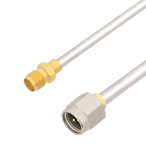 SMA Male to SMA Female Cable Tinned Copper RG402 Type .141 Coax FMCA2907