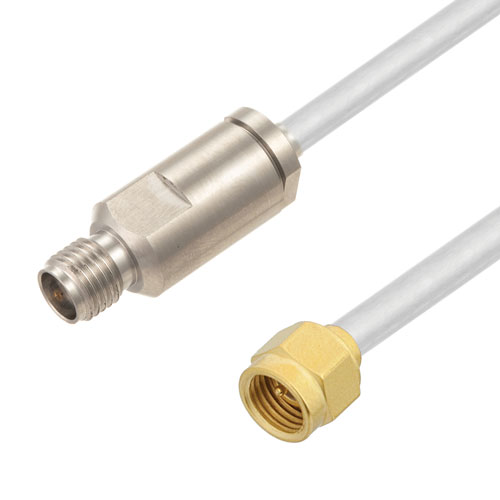 2.92mm Male to 2.92mm Female Cable Tinned Copper RG402 Type .141 Coax in 48 Inch Length FMCA2918-48