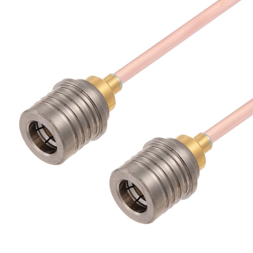 QMA Male to QMA Male Cable Using RG405 Coax in 24 Inch Length FMCA2926-24