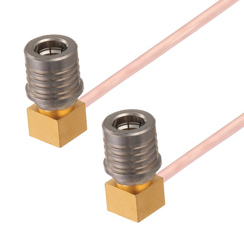 RA QMA Male to RA QMA Male Cable RG405 Type .086 Coax in 36 Inch FMCA2929-36