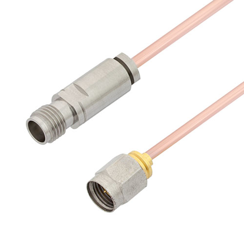 2.4mm Male to 2.4mm Female Cable RG405 Type .086 Coax in 100 CM FMCA2932-100CM