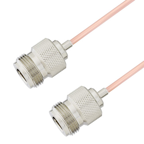 N Female to N Female Cable RG405 Type .086 Coax in 50 CM FMCA2945-50CM