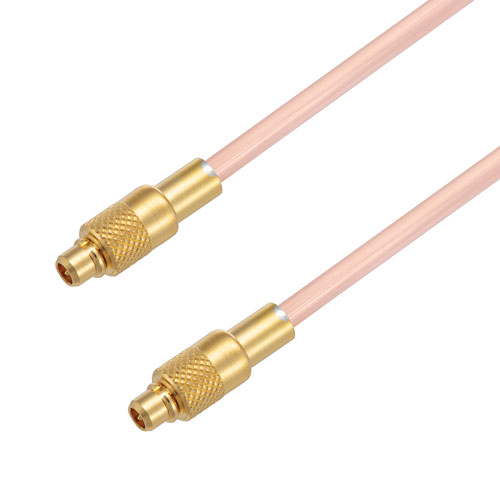 MMCX Plug to MMCX Plug Cable RG405 Type .086 Coax in 36 Inch FMCA2969-36