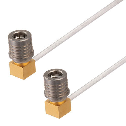 RA QMA Male to RA QMA Male Cable Tinned Aluminum RG405 Type .086 Coax in 200 CM FMCA2985-200CM