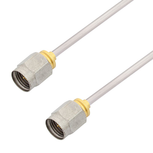 2.4mm Male to 2.4mm Male Cable Tinned Aluminum RG405 Type .086 Coax in 200 CM FMCA2987-200CM