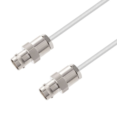 BNC Female to BNC Female Cable Tinned Aluminum RG405 Type .086 Coax in 60 Inch FMCA2991-60