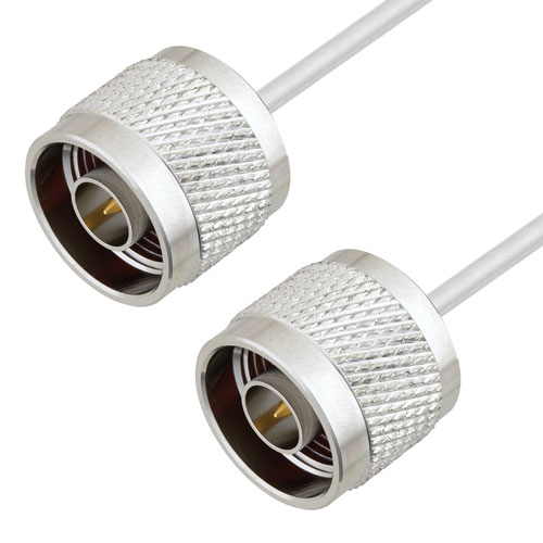 N Male to N Male Cable Tinned Aluminum RG405 Type .086 Coax in 200 CM FMCA2992-200CM