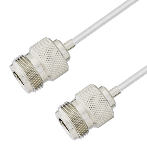 N Female to N Female Cable Tinned Aluminum RG405 Type .086 Coax in 36 Inch Length FMCA3001-36
