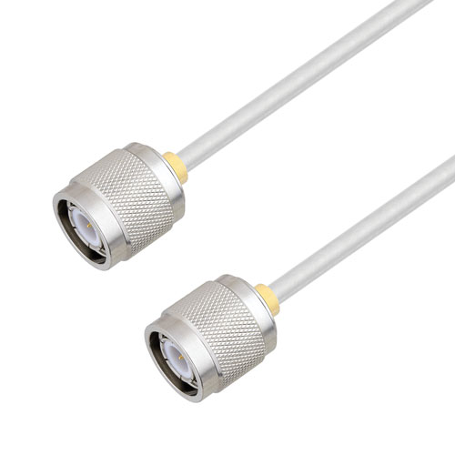 TNC Male to TNC Male Cable Tinned Copper RG405 Type .086 Coax in 200 CM FMCA3039-200CM