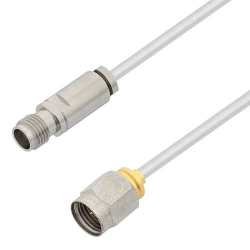 2.4mm Male to 2.4mm Female Cable Tinned Copper RG405 Type .086 Coax in 100 CM Length FMCA3050-100CM