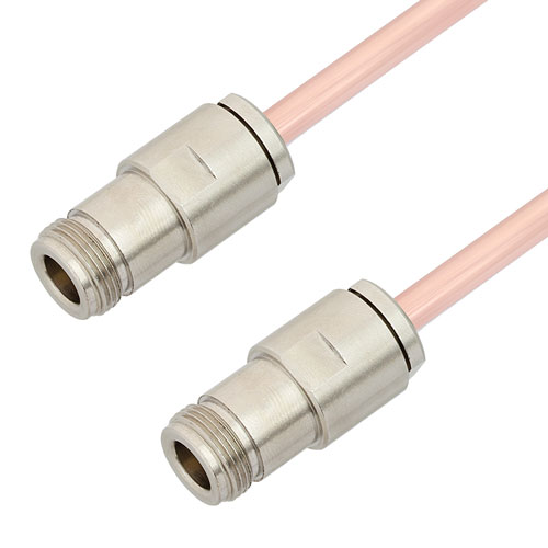N Female to N Female Cable RG401 Type .250 Coax in 24 Inch FMCA3113-24