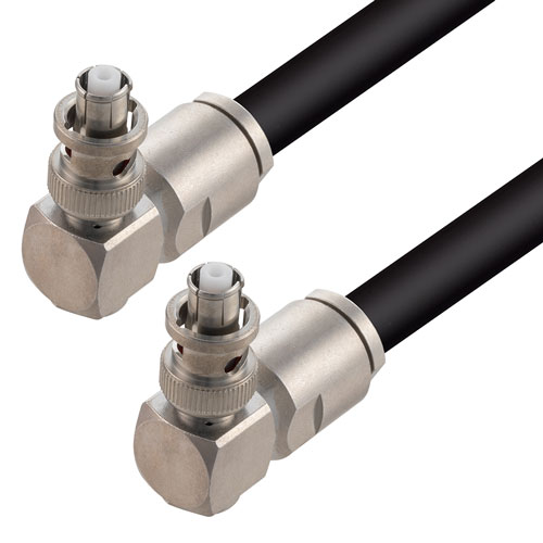 RA SHV Plug to RA SHV Plug Cable RG-214 Coax in 60 Inch FMCA3160-60