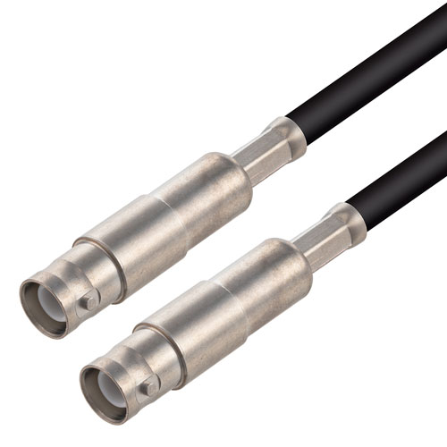 SHV Jack to SHV Jack Cable RG223 Coax in 12 Inch FMCA3161-12