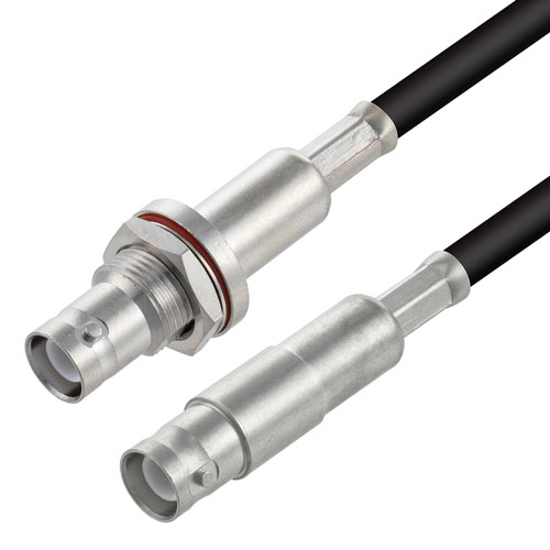 SHV Jack to SHV Jack Bulkhead Cable RG223 Coax in 36 Inch FMCA3162-36