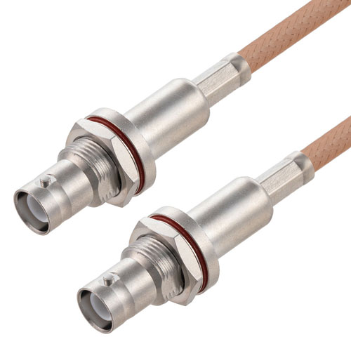 SHV Jack Bulkhead to SHV Jack Bulkhead Cable RG400 Coax FMCA3166