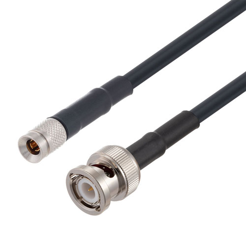 Low Loss 1.0/2.3 Plug to BNC Male Cable LMR-195 Coax in 24 Inch FMCA3177-24