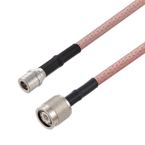 QMA Male to TNC Male Cable RG-142 Coax in 24 Inch FMCA3203-24