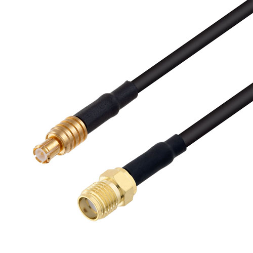 MCX Plug to SMA Female Cable RG-174 Coax in 24 Inch FMCA3204-24
