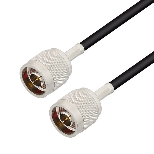 Low Loss N Male to N Male Cable LMR-195-UF Coax in 60 Inch FMCA3220/0002-60