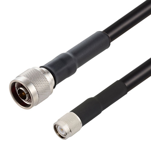 N Male to TNC Male Cable RG-214 Coax in 12 Inch FMCA3225-12