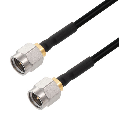 2.92mm Male to 2.92mm Male Cable FM-SR086TBJ Coax in 9 Inch FMCA3242-9